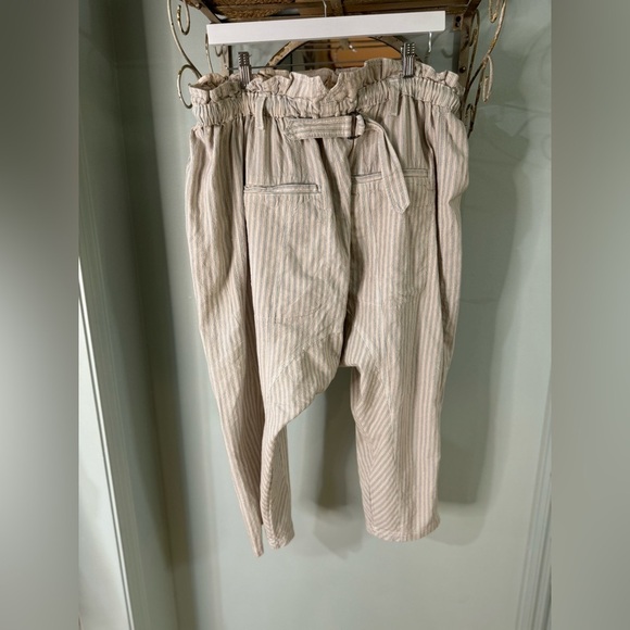 Free People Runyon Oversized Stripe Pants Size M - Picture 6 of 8